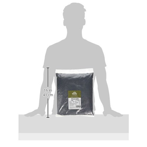 Suma Bagged Down Beluga Lentils 3 kg (Pack of 1) 2