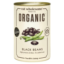 Eat Wholesome Organic Black Beans 400g (Pack of 12)