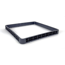 FullSize Glass Rack Extender 2 Pack, Polypropylene Gray Dishwasher Rack Height Upgrade