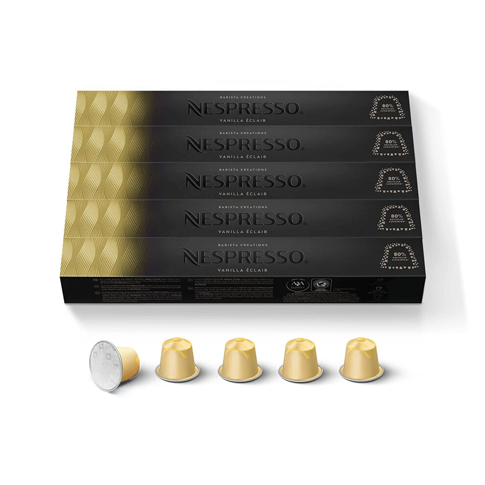 Nespresso 50 Vanilla Eclair Barista Creations