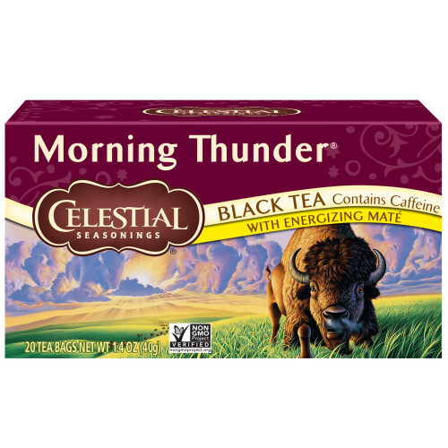 Celestial Seasonings Morning Thunder Tea, 20 ct