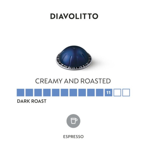Nespresso Nespresso VertuoLine Espresso, Diavolitto, 50 Count 1