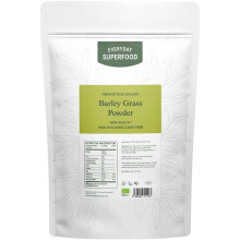 Everyday Superfood Organic New Zealand Barley Grass Powder 350g, Green Fine Milled Barley Grass Ideal in Juice and Smoothies