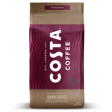 Costa Coffee Whole Bean Coffee, Signature Blend Dark Roast, 12 oz each, Rainforest Alliance Certified