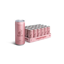 CANS - Sparkling Water with Cherry, Natural Flavours, No Added Sugar or Sweeteners, Alpine Spring Water, 330ml x 24 pack