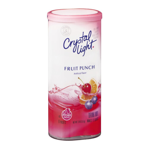Crystal Light Fruit Punch Drink Mix Makes 12 Quarts 57g