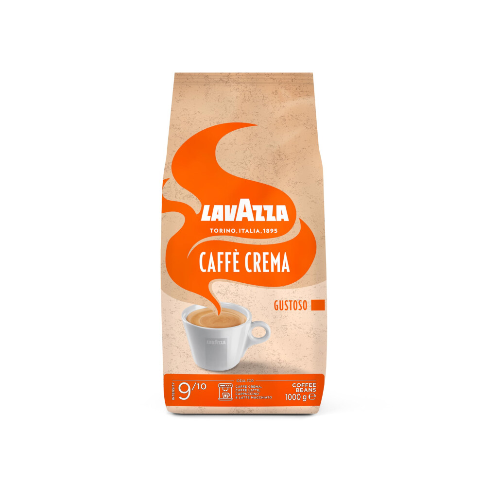 Lavazza Caff? Crema Gustoso Jar Holds 1Kg Coffee Beans 1 Kg Pack