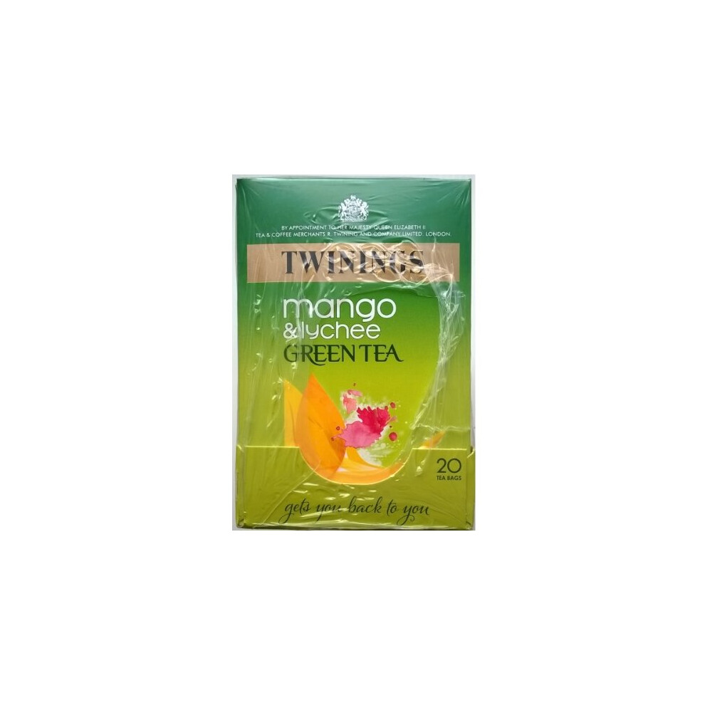 Twinings Mango & Lychee Tea Bags - 4 X 20'S Green