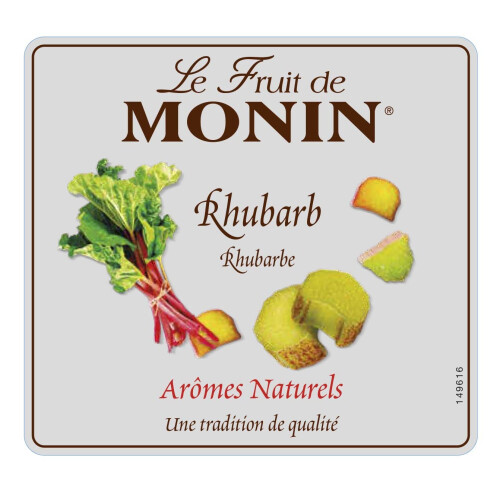 MONIN Rhubarb Fruit Mix Puree 1 Litre 1