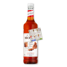Monin Coffee Syrup Salted Caramel 1L for Coffee and Cocktail | Premium with Natural Flavours and Colourings | Vegetarian-Friendly