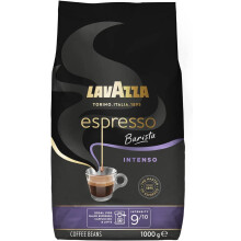 Lavazza Espresso Intenso Barista, Arabica and Robusta Drum Roast Coffee Beans, 4 x 1 kg Pack