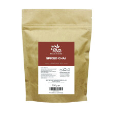 The Tea Masters Loose Leaf Tea - 250g Premium Spiced Chai - Richly Flavoured Black Leaves with Ginger, Cassia, Pepper, Anise, Cardamom, Cloves -