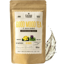 Good Mood Herbal Infusion CAMINO DE CABRAS? | St John?s Wort with Loose Leaf Green & White Tea Leaves, Tulsi, Sage & Rose Petals | Calm Tea Blend for