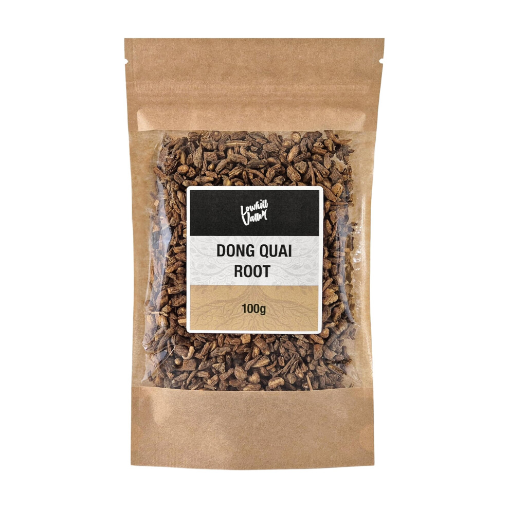 Lowhill Valley Dong Quai Root ? Pure Angelica Sinensis Root ? Herbal Infusion For Women's Hormonal Balance - 100% Natural ? 100G