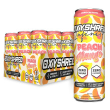 EHP Labs OxyShred Infinity Caffeine Free Energy Drink - Sugar Free Energy Drinks with L Theanine & Vitamins for Clean Energy, Focus & Mood Support -