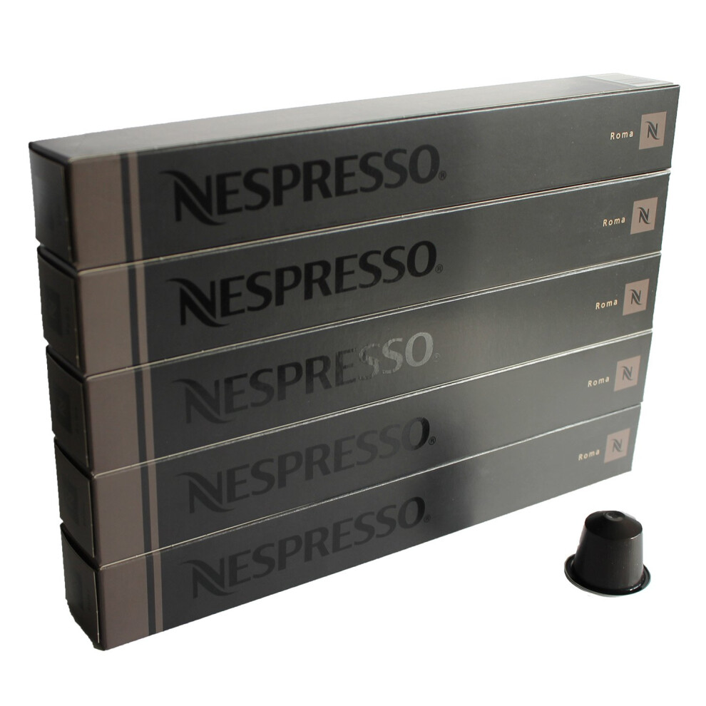 Nespresso 50 Roma Capsules Espresso Lungo Nestle
