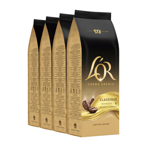 L'OR L'OR - Crema Absolu Classique Beans - 4x 500g