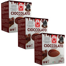 Tiziano Bonini 16 Capsules Dolce Gusto Compatible Hot Chocolate Pods (Pack of 3)
