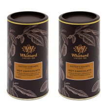 Whittard of Chelsea | Salted Caramel Flavour Hot Chocolate | Gift Set For Men & Women | Suitable for Vegans & Vegetarians | Compatible For Use With