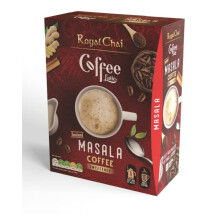 Royal Chai | Coffee Latte | Masala Coffee Unsweetened |10 Single Serving Sachets | Just add hot water | 140g | Pack of 5 |