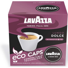 Lavazza A Modo Mio Lungo Dolce Coffee Capsules (5 Packs of 16)