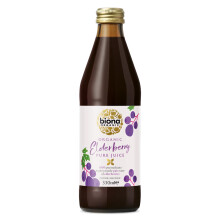 Biona Organic Elderberry Superjuice 330 ml (Pack of 6)