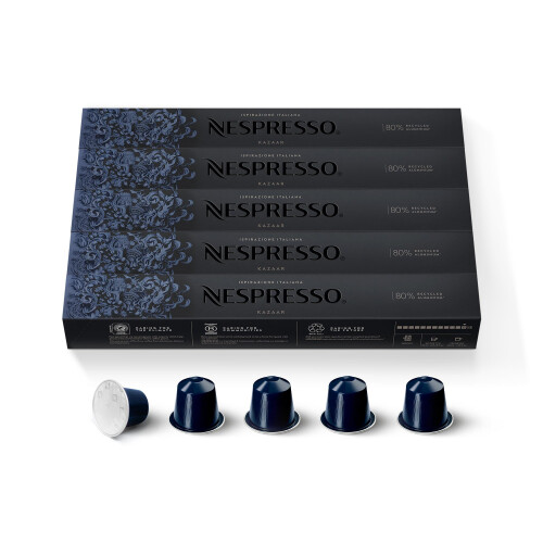 Nespresso Nespresso OriginalLine: Kazaar, 50 Count - ''NOT compatible with Vertuoline''