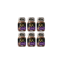 L'OR Intense Instant Coffee 100g (Pack of 6 Jars, Total 600g)