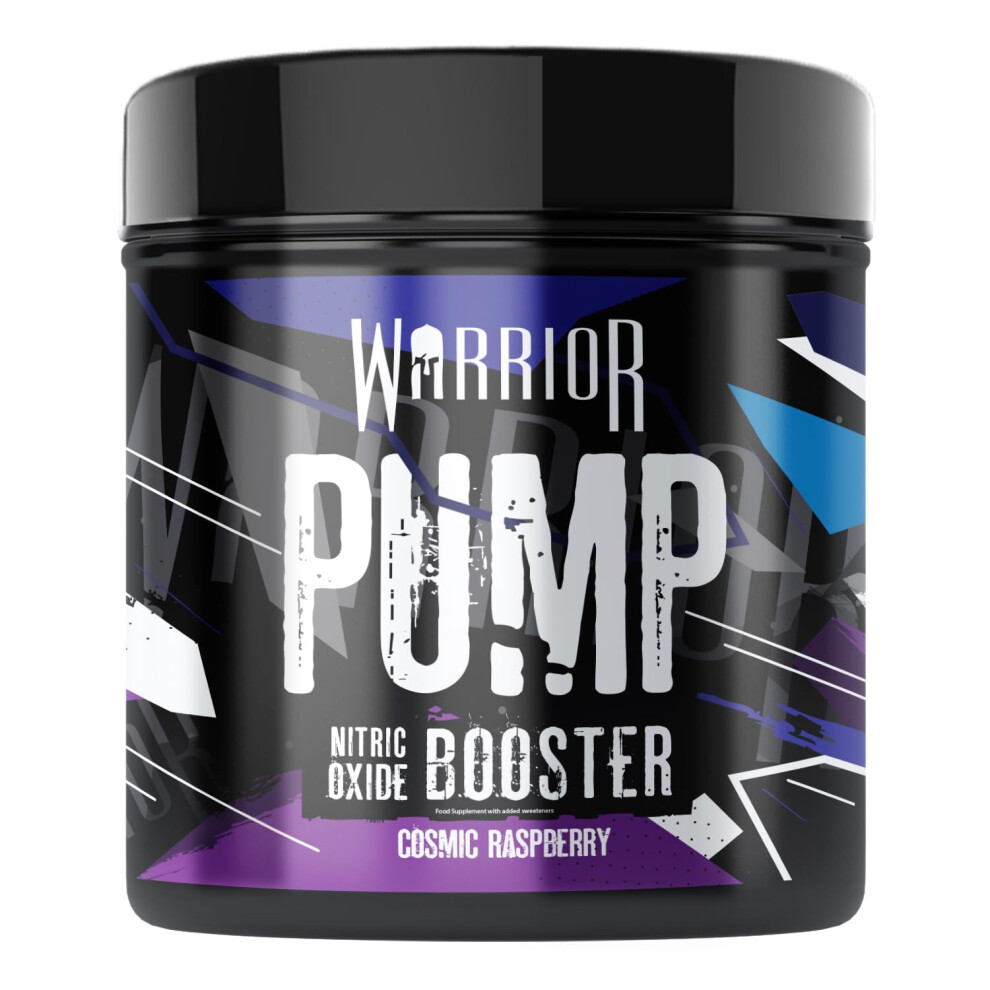 Warrior Pump Non Stim Pre-Workout Powder 225G ? Nitric Oxide Supplement ? Contains Citrulline Malate, Cyclic Dextrin For Energy, Focus, And