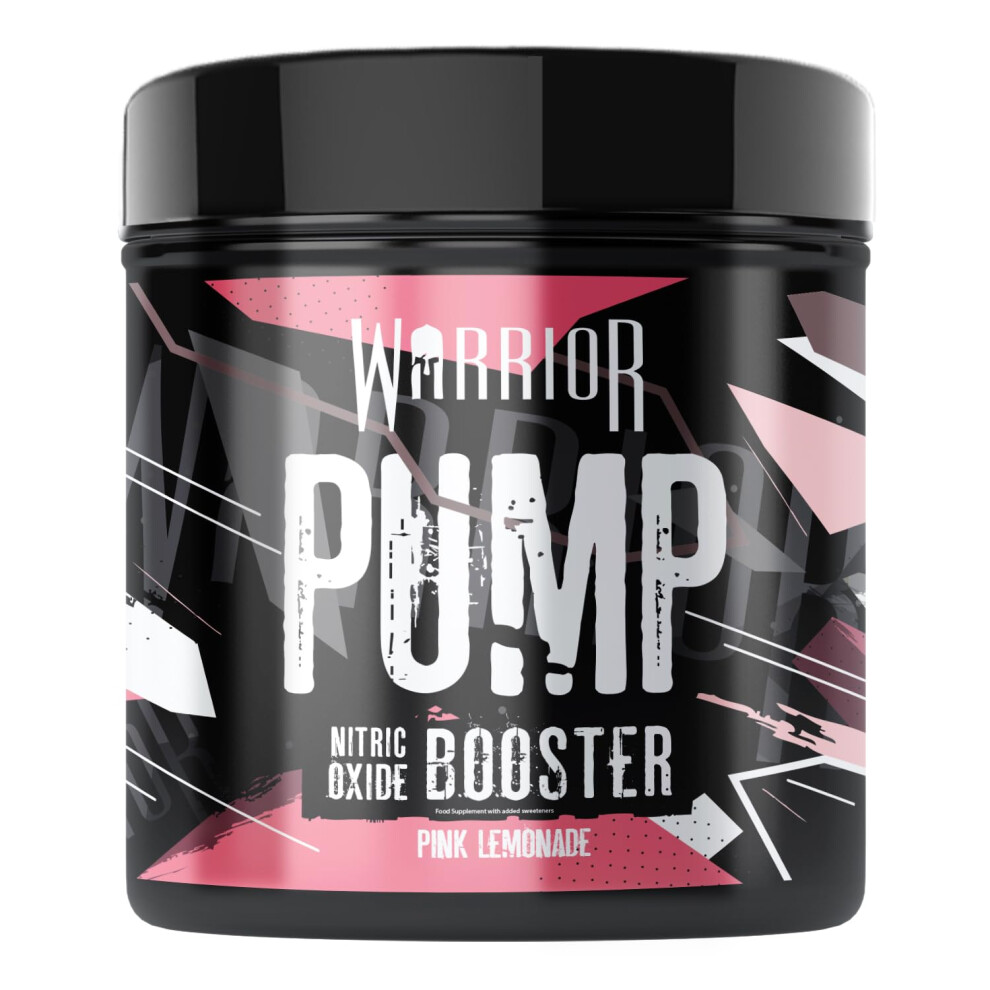 Warrior Pump Non Stim Pre-Workout Powder 225G ? Nitric Oxide Supplement ? Contains Citrulline Malate, Cyclic Dextrin For Energy, Focus, And