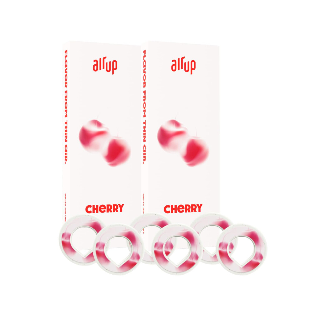 Air Up Air Up? Cherry Multipack | 6X Pods | Tasting Set Flavour Pods For 30 Litres Of Sugar-Free | For Original Air Up? Bottle
