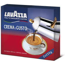 Lavazza Coffee Crema E Gusto, ground, Pack of 4, 4 x 250g