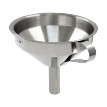 Stainless Steel Kitchen Funnel 11cm with Detachable Strainer for Oil Liquid and Dry Ingredients