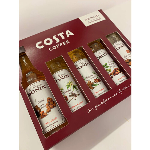 Costa Coffee Costa Coffee Syrups Gift Set 5 Pack New 1
