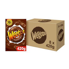 Weetos Chocolatey Hoops 420g (Pack of 8)