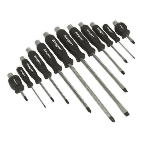 Sealey Sealey S0641 Hammer Thru Screwdriver Set, 12 Pieces