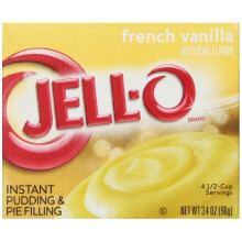 Jello French Vanilla instant pudding (pack of 6)