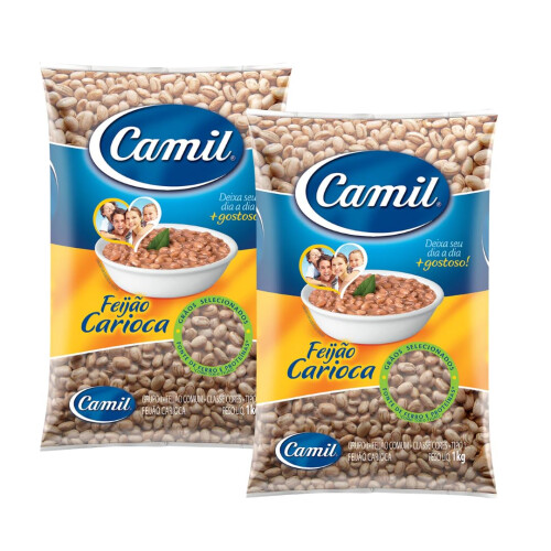 Pack Feij?o Carioca Premium Selection Camil - 2X 1kg