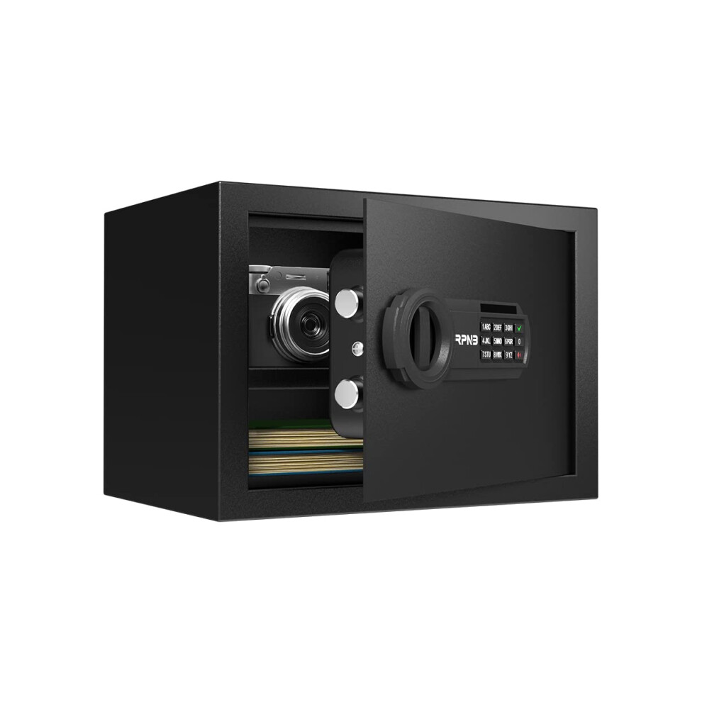 Rpnb Deluxe Safe And Lock Box, Money Box, Digital Keypad Safe Box, Perfect For Home Office Hotel Business Jewelry Cash Use Storage,14L 5051222340325
