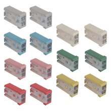 EPLZON 15A 20A 25A 30A 40A 50A 60A 32V Mini Slotted Automotive MCASE Shaped Cartridge Fuse Kit(pack of 14pcs)
