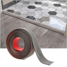 Art3d Self Adhesive Vinyl Floor Transition Strip,Laminate Floor Strip Floor Flat Divider Strip for Joining Floor Gaps,Carpet Threshold