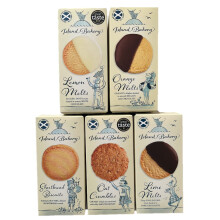 Speciality Biscuit Bundle. 5 packs of 125g and 133g Speciality Island Bakery Biscuits (Lime Melts, Lemon Melts, Oat Crumbles, Orange Melts and