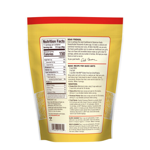 Bob's Red Mill, Corn Grits, 680g 1