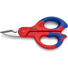 KNIPEX Electricians' Shears with Multi-Component Grips, Glass Fibre Reinforced Plastic 160 mm, 95 05 155 SB