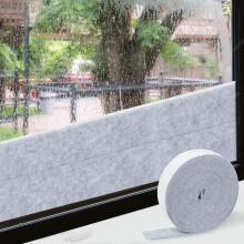 Ucatcher Condensation Absorbers Strip for Windows 5cm * 8M Anti Condensation Strip Self Adhesive Reusable Tape-Felt Moisture Absorber Strips to Absorb