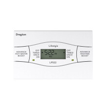 Drayton 123070 LP522 (Mk4) 2 Channel Programmer, White