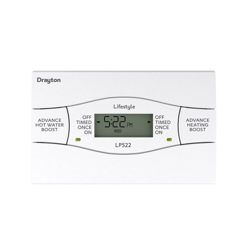 Drayton Drayton 123070 LP522 (Mk4) 2 Channel Programmer, White