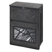 Letter Box Catcher, Grey Felt Post Catcher for UPVC, Glass, Wood, and Metal Doors, Indoor Letter Box Cages, Mail Catcher for Front Door,