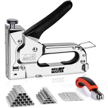 NEU MASTER Staple Gun, 3 in 1 Heavy Duty Staple Guns with Stapler Remover and 2000Pcs Staples/Nails, Manual Staple Gun for Upholstery, Fixing