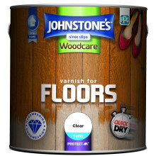 Johnstone's Woodcare Varnish for Floors - Clear 2.5L